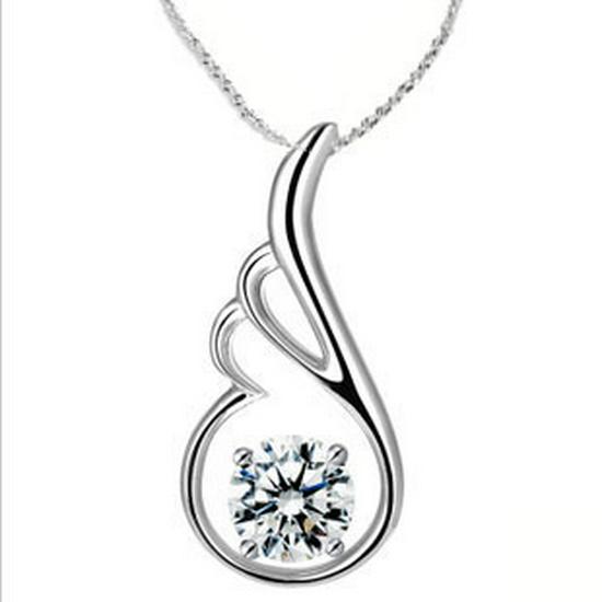 Angel Wing Pendant Necklace - Women s Luxury Forest Style Collarbone Chain