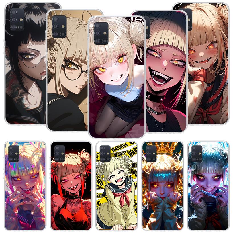 Himiko Toga My Hero Fashion Phone Case For Samsung Galaxy A52 A32 A22 A12 A02S A50S A30S A51 A31 AA71 Note 20 Ultra 10 S10 Plus
