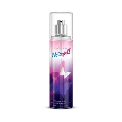 Layer'r Wottagirl Body Splash Amber Kiss 135 ml