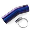 For PCX160/GSX250/CB400F 25CM Motorcycle Exhaust Pipe End Cover Stainless Steel Tail Pipe Protector Clamp-on Exhaust Tip Decora