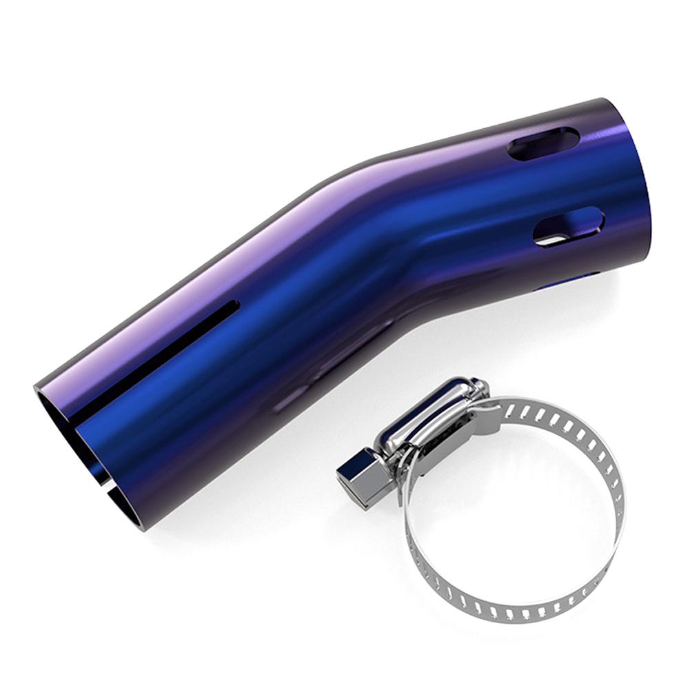 For PCX160/GSX250/CB400F 25CM Motorcycle Exhaust Pipe End Cover Stainless Steel Tail Pipe Protector Clamp-on Exhaust Tip Decora