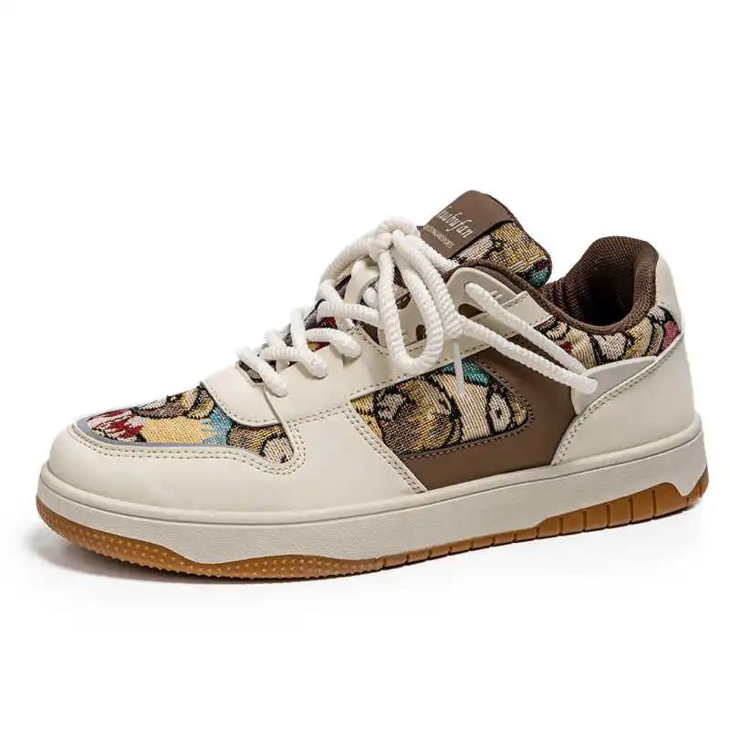 Fashion With Ties High Platform Quality Men's Shoes Mules Sneakers 47 48 Men's Luxury Man Moccasin Sports Practice Gifts Designers