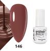 GELPOLISH Nail Art Set: Base, Top Coat, Transparent & White Gel Polishes