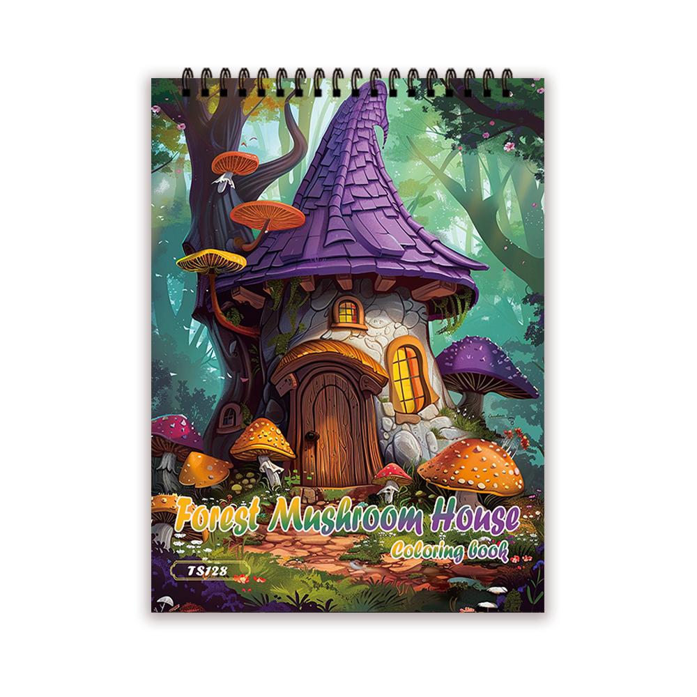 

30 аркушів Книга для малювання для дорослих 11,2x 8,3 дюйма, Щільний папір 100 г/м² для зняття стресу, Подарунки на Хелловін, Варіанти різдвяних подарунків