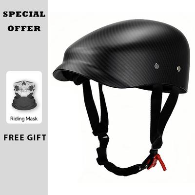 Japanese Beret Cap Helmet Retro Vintage Korea Half Face Motorcycle Helmet Men Women Scooter Cruiser Riding Cascos Moto Equipment