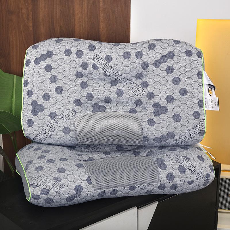 Graphene Latex Pillow New Water Cube Pillow Home Cervical Pillow Adult Pillow Core