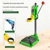 Multi-Functional Rotary Drill Stand Converts to Mini Bench Drill and Hole Punch Press