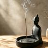 Meditating Monk Chinese Incense Stick Holder Zen Style Stick Incense Holder  Meditation Room
