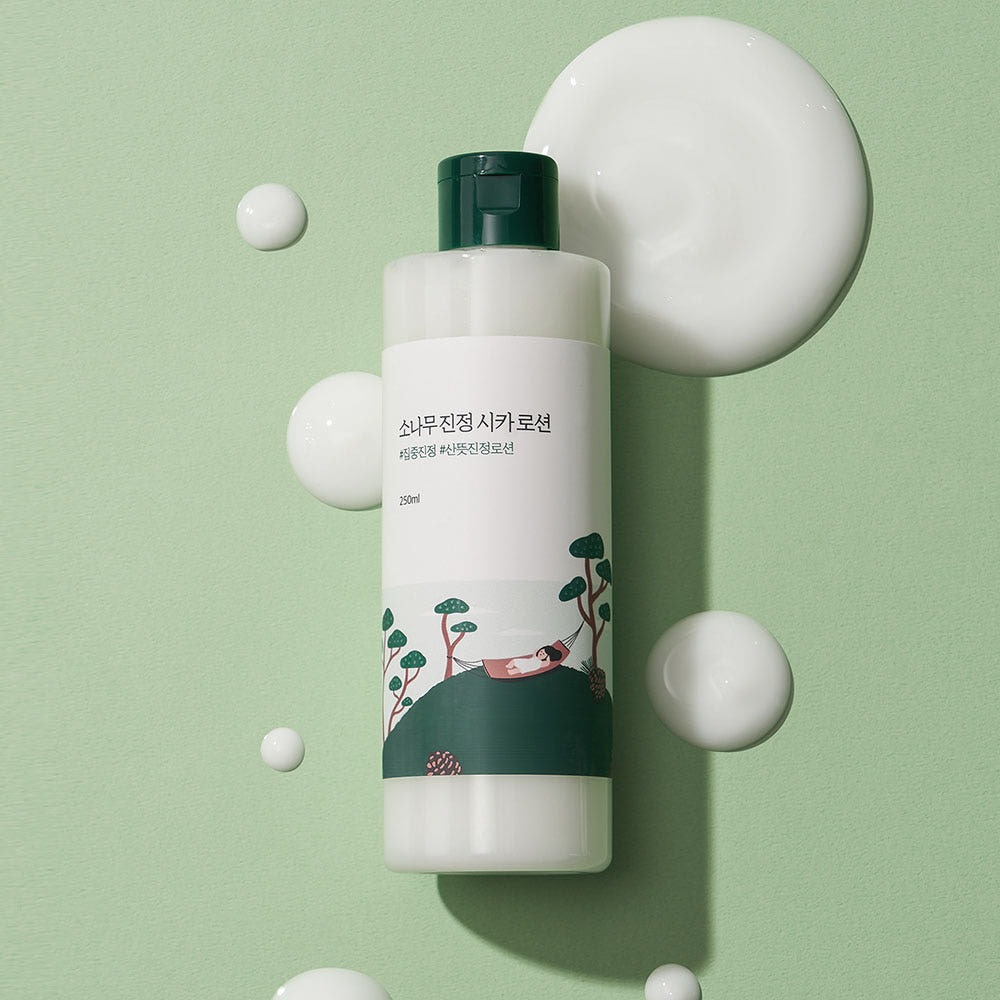 ROUND LAB Pine Calming Cica Lotion Soothing & Moisturizing Facial Lotion 250ml