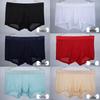Men's Seamless Summer Comfort Plus Size Boxer Briefs