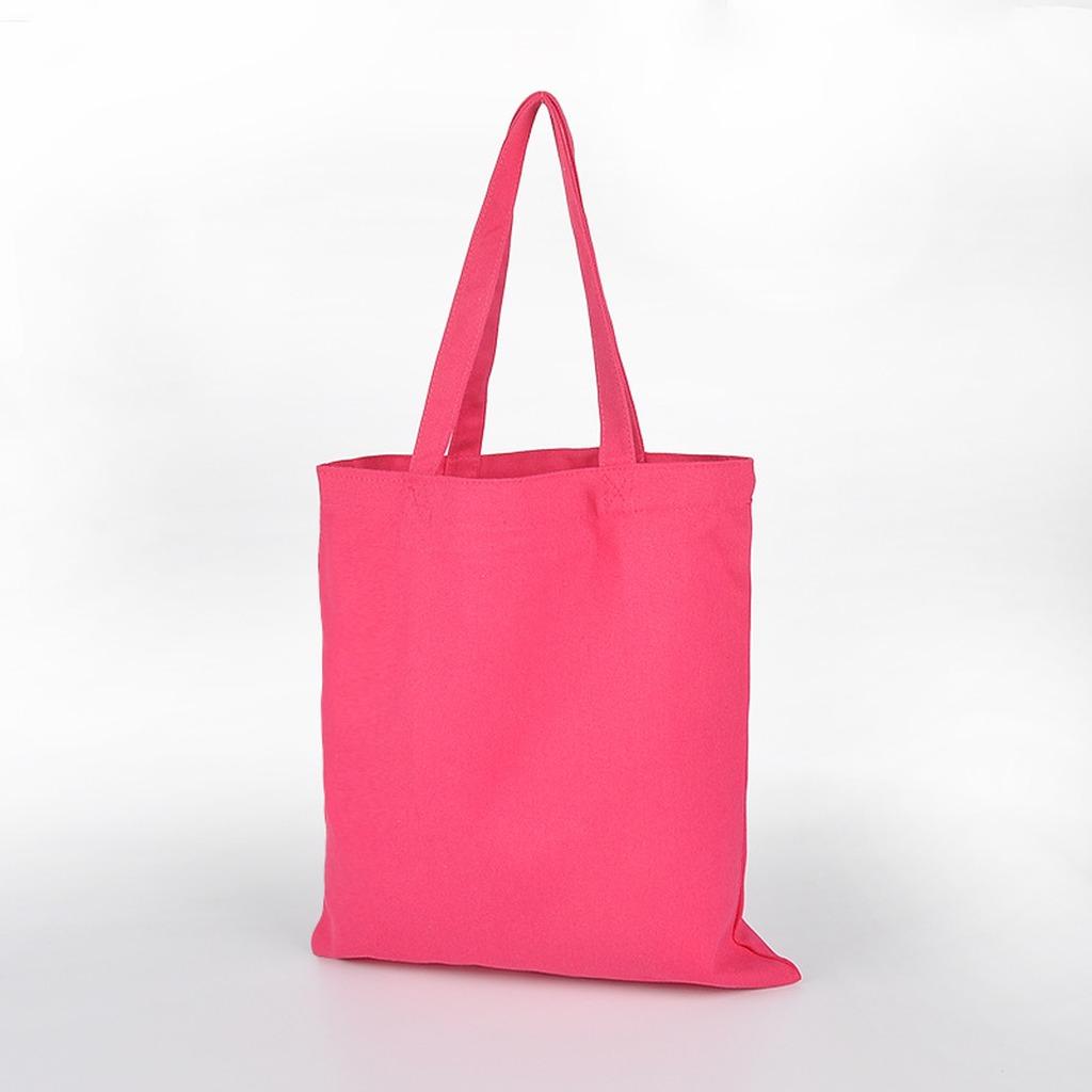 Canvas Art Bag Plain Shoulder Bag Blank Shopping Bag Minimalist Daily Use Tote For Store Item Organization Commuting