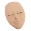 Lash Mannequin Head Silicone Removable Eyelid Multifunctional Eyelash Extension Mannequin Head for Makeup Practice