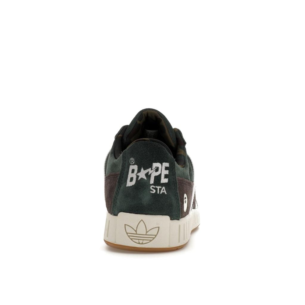 Adidas BAPE X LWST Shadow Green Unisex Sneakers Cloud-White Core-Black IE6117
