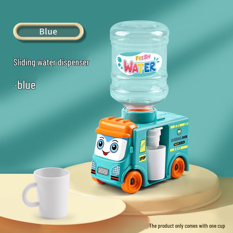 Yellow Duck Children's Mini Water Dispenser Toy - Educational Kitchen Playhouse Drink Machine