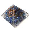 [GOLD STONE] Natural Stone Orgonite Pyramid Spiritual Goods, Approximately 30mm Wide, Lapis Lazuli