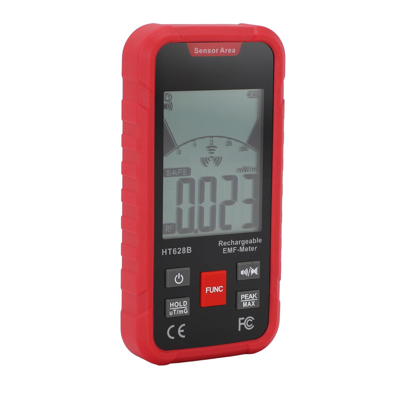 

Детектор электромагнитного поля 3 в 1 Тестер магнитного электрического поля радиочастот для