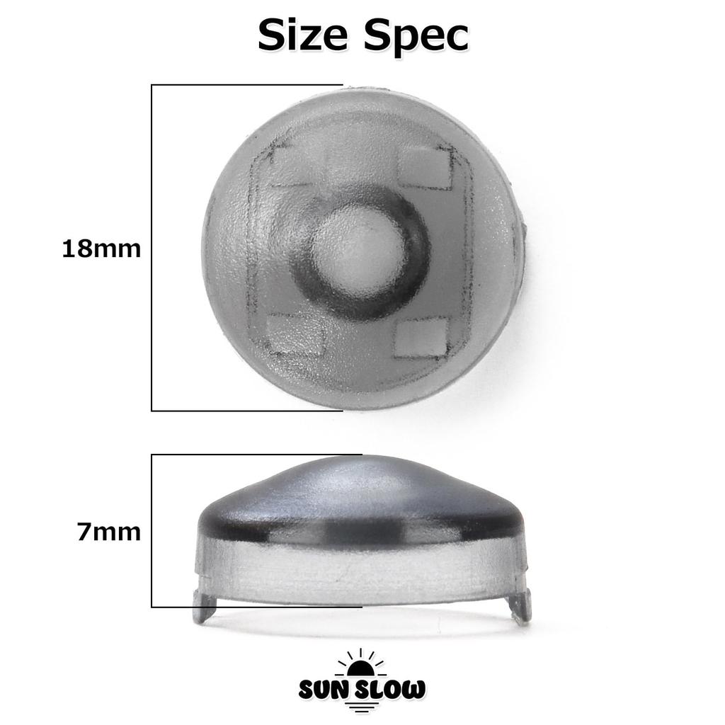 [SunSlow] Auto Light Sensor Cover for Toyota Daihatsu 0.7 inch (18 mm) 2 Color