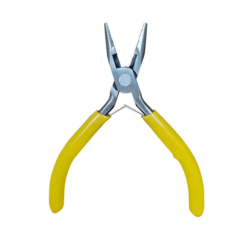 5-Inch Multi-Function Pliers Set: Needle Nose, Top Cutting, Flat Nose, Round Nose for Jewelry and Beading