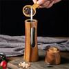 1/2PCS, Wooden Pepper Grinder Salt Pepper Mill Grinding Adjustable Spice Salt Grinder Kitchen Cooking Tools Kitchen Stuff