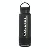 Coldest Insulated Water Bottle with Handle Lid | Leak-Proof Insulated Modern Stainless Steel Triple-Wall Sports Bottle Metal Flask | 21 Oz