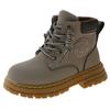 2024 Children Short Boots for Girls Boys Winter New Fashion Korean Style Soft Thick Bottom Anti-slippery Versatile Zipper Shoes