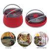 Portable Silicone Folding Kettle, Camping Tea Kettle and Coffee Pot, Foldable Mini Boiling Kettle for Hiking Supplies