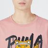 Puma Dylan Cartoon Animal Court Pattern Logo Print Sports Short Sleeve T-Shirt Men Tops Pink 532730-07