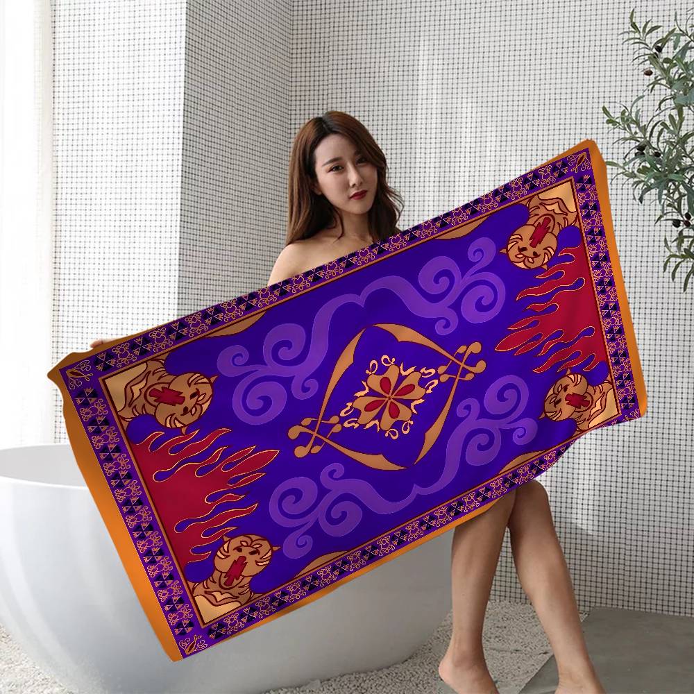 

Bohemian Hippie Style Microfiber Beach Towel Absorbent Quick Dry Soft Yoga Swimming Resort Mountain Climbing Towel W40*H60(CM)