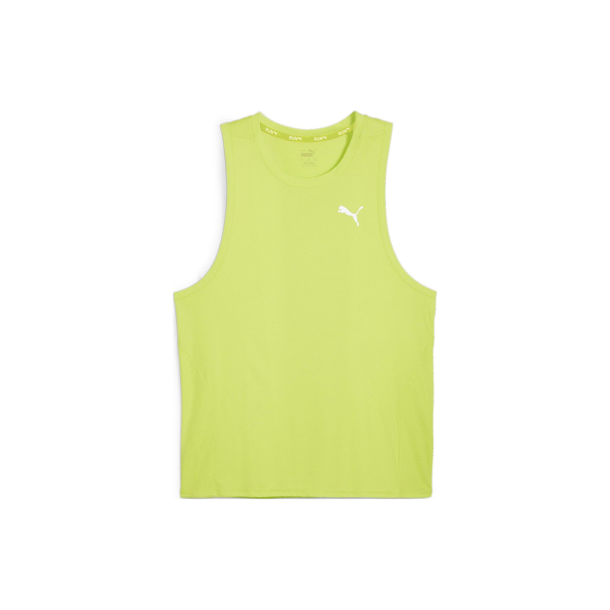 PUMA RUN FAVOURITE Running Tank Top Neon Green Men s 523149-39 M