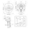 Trailer Cabin Door Lock Cabinet Lock Drawer Lock Waterproof Security Lock