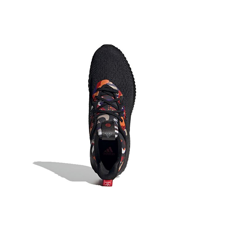 Adidas Alphabounce 1 Chinese New Year - Black Scarlet Unisex Sneakers Core-Black Orange GZ8991