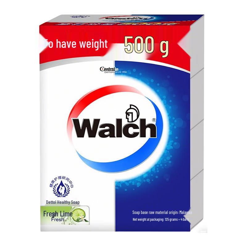Walch Fresh Lime Healthy Soap (4 x 125g)
