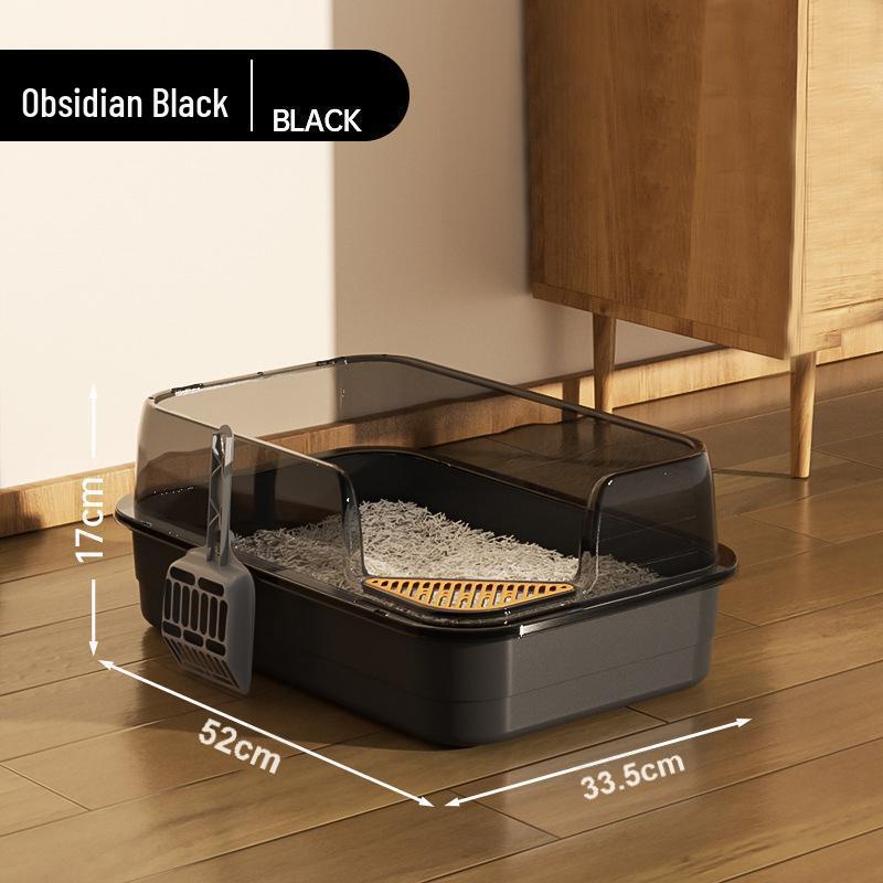 Extra Large High-Sided Anti-Tracking Cat Litter Box