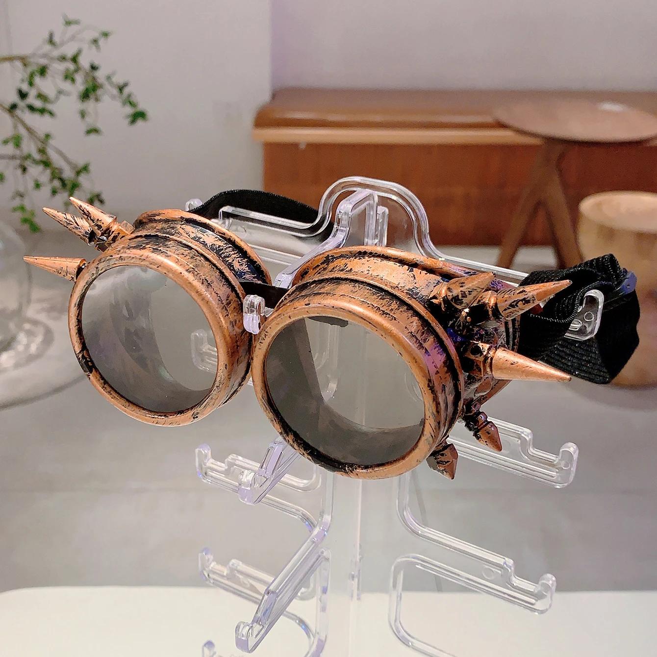 Myopia Sunglasses Women's Kammpt Vintage Punk Style Steam Goggle For Children Halloween Decor Party Gifts Shades Stylish Design Cosplay Child Sun Glasses Cm