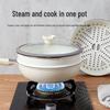 Hong Chu 30cm Ceramic Non-stick Wok with Steamer