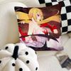 Supernatural Anime Kizumonogatari Pillow Case Fashion Square Pillowcase Bedroom Sofa Room Ins Decoration Leisure