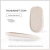 SiliconeInvisibleHeight Increasing Half Insoles Soft Comfort Heel LiftPads No Foot Fatigue Hidden Shoe Cushion Inserts for Women