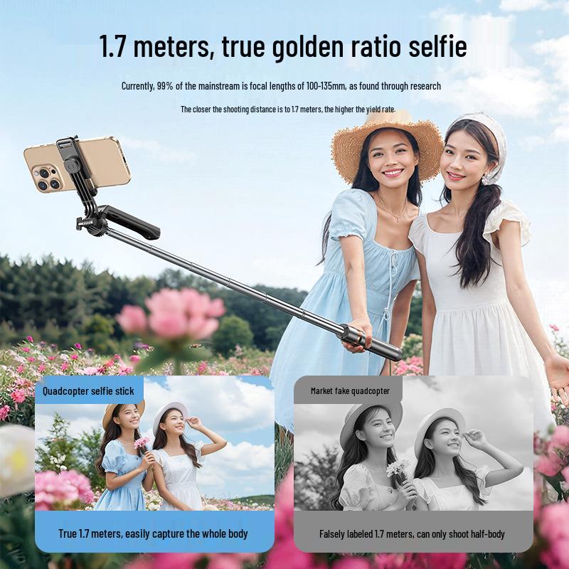 Bluetooth Selfie Stick & Tripod Stabilizer for Photography
