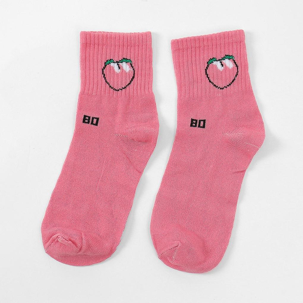 20 Paar erfrischende Frucht Damen Mittelgewichtssocken für Studentinnen