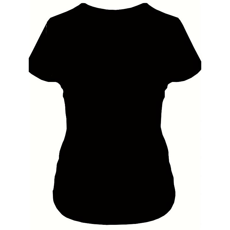 Womens Elegant Cat Print T Shirt Stylish Casual Daily Top