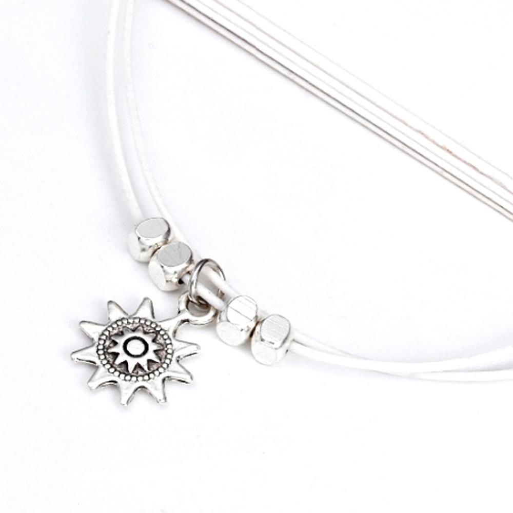 Sun elephant silver alloy beach anklet female European and American anklets foot decoration beach Anklets