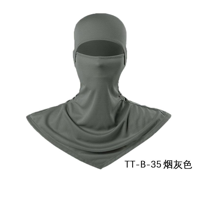Male face mask UV protection cycling hood neck protection fishing sun protection full mask