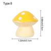 Gift Bonsai Ornament Mini Accessories Mushroom Figurines Gnome Terrarium Miniature Mushroom House Micro Landscape