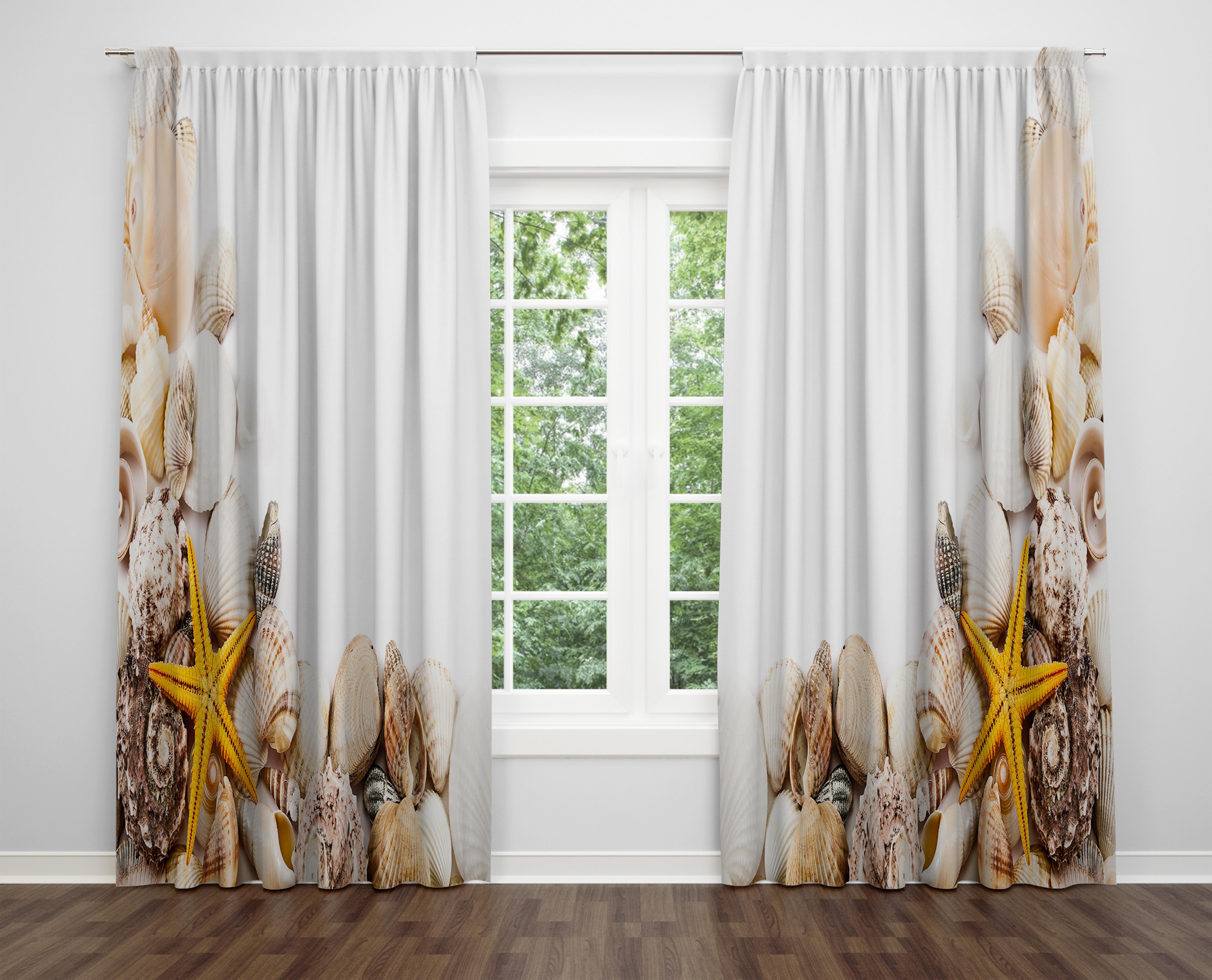 

Декоративний дизайн, високоякісна бавовняна тканина, ви можете вибрати одну або подвійну фіранку з крила 1 piece різнокольоровий