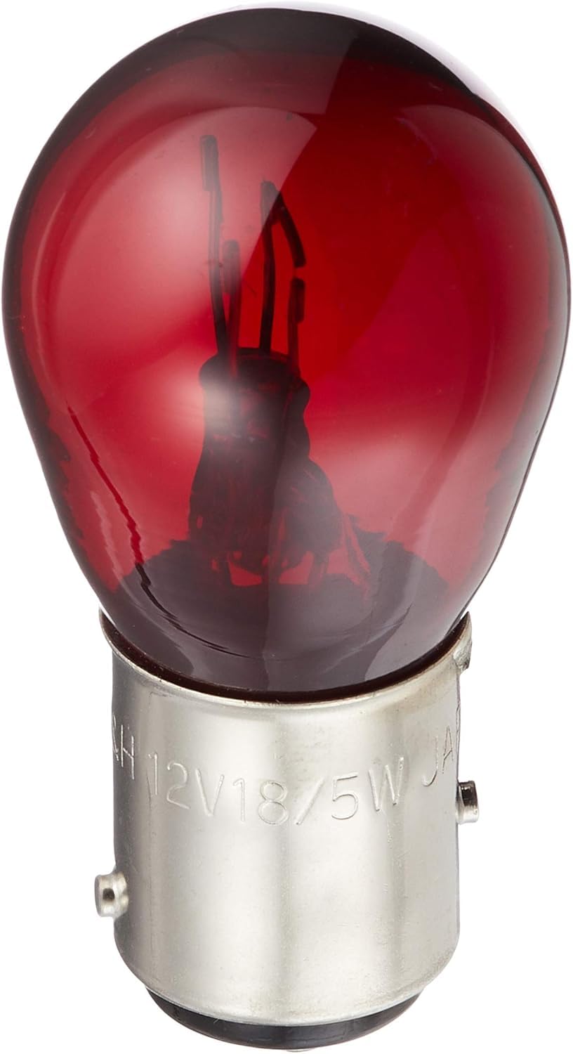 

M&H Matsushima Light Bulb 12V18/5W Red S25 BAY15D 1 Piece Pack of 1 красный
