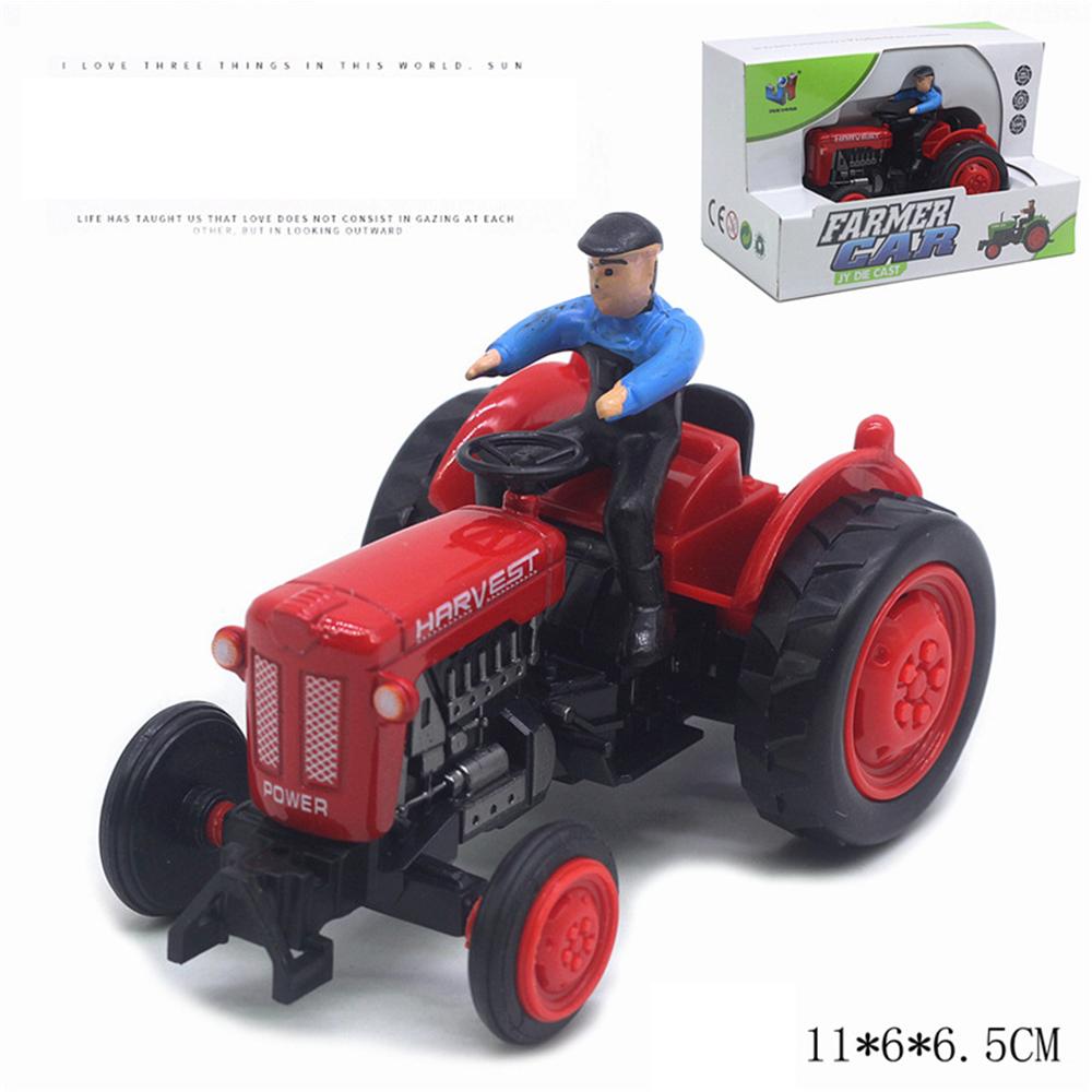 

1/48 игрушечный фермерский трактор, сплав + пластик, детские игрушки для фермерского трактора, технология, фермерский автомобиль, игрушка, подарки для детей, игрушки ручной работы 1/48-Size:11*6.5*6cm красный