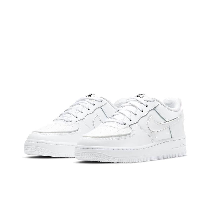 New Nike Air Force 1 Low 1/1 White GS DB2812-100