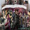 3D R-Resident Evil Oyunları Oyuncu Yorgan Yatak Takımı,Nevresim Yatak Seti Yorgan Kılıfı Yastık Kılıfı,King Queen Boy Yatak Takımı Erkek Çocuklar