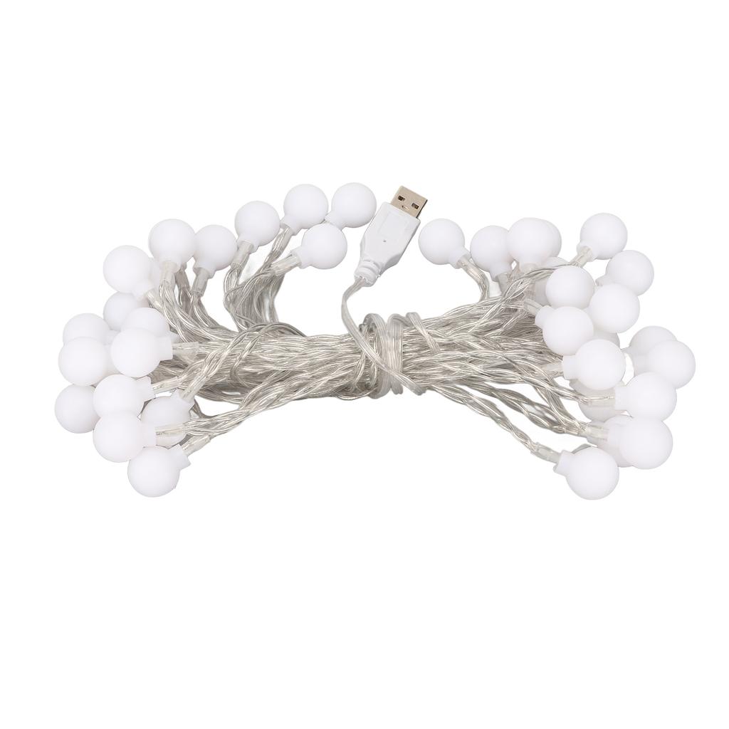 Ball String Light Waterproof USB Powered Colorful Decorative LED Lamp String for Christmas Party Bed