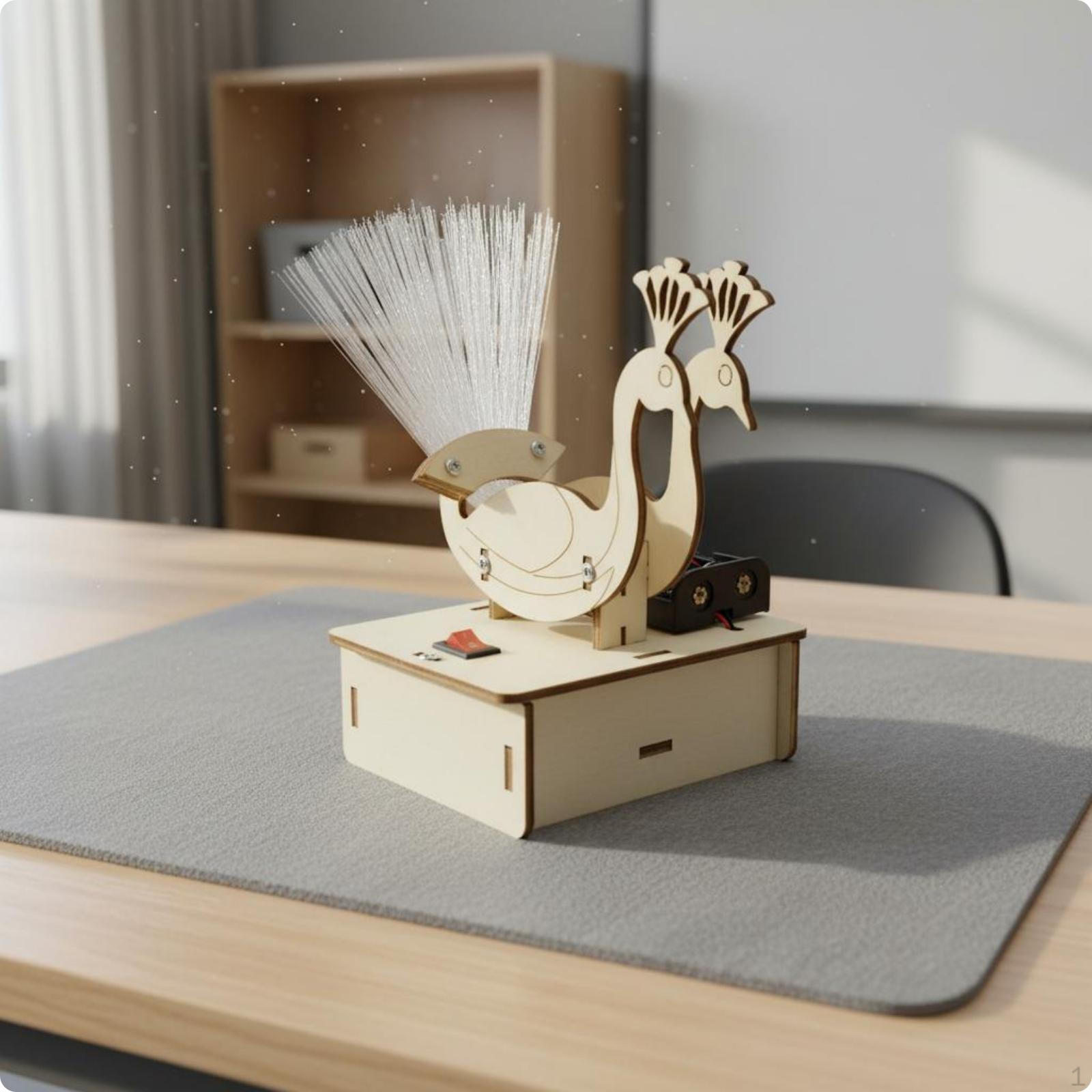 Peacock Science Model Handson Ornamental Bird Kit Easy Assembly Maker Experiment